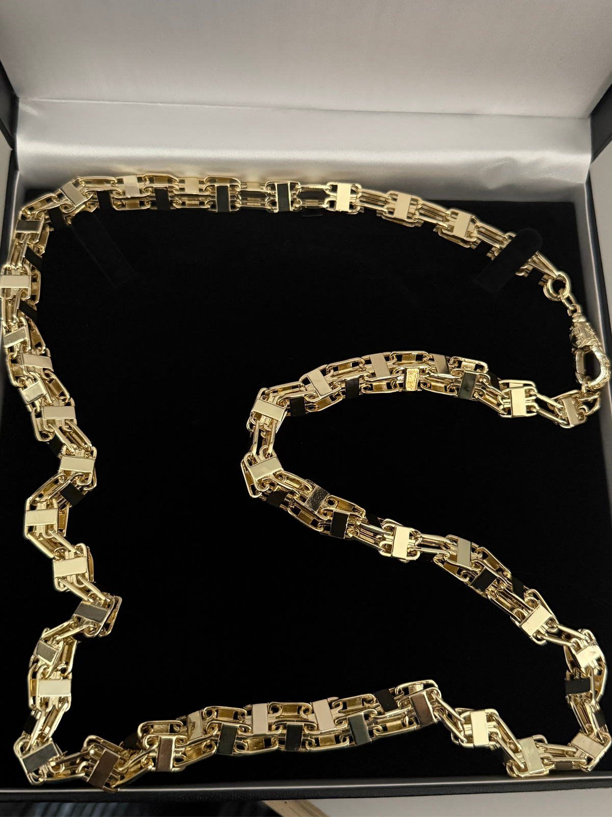 9ct Gold Filled Cage Chain 10mm