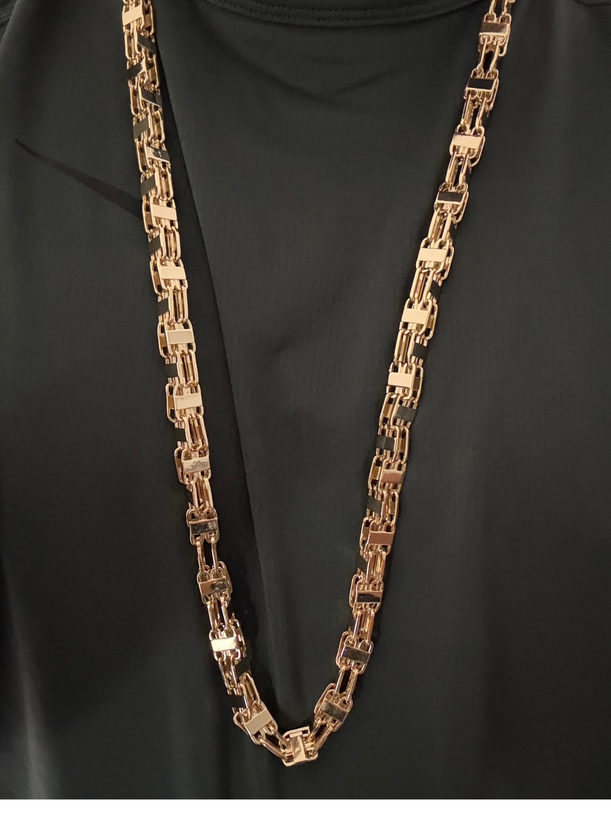 9ct Gold Filled Cage Chain 10mm