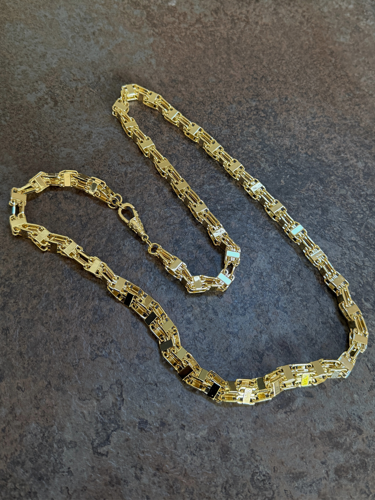 9ct Gold Filled Cage Chain 10mm