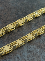9ct Gold Filled Cage Chain 10mm