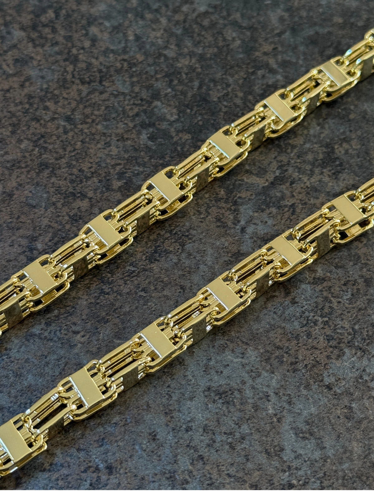 9ct Gold Filled Cage Chain 10mm