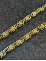 9ct Gold Filled Cage Chain 10mm