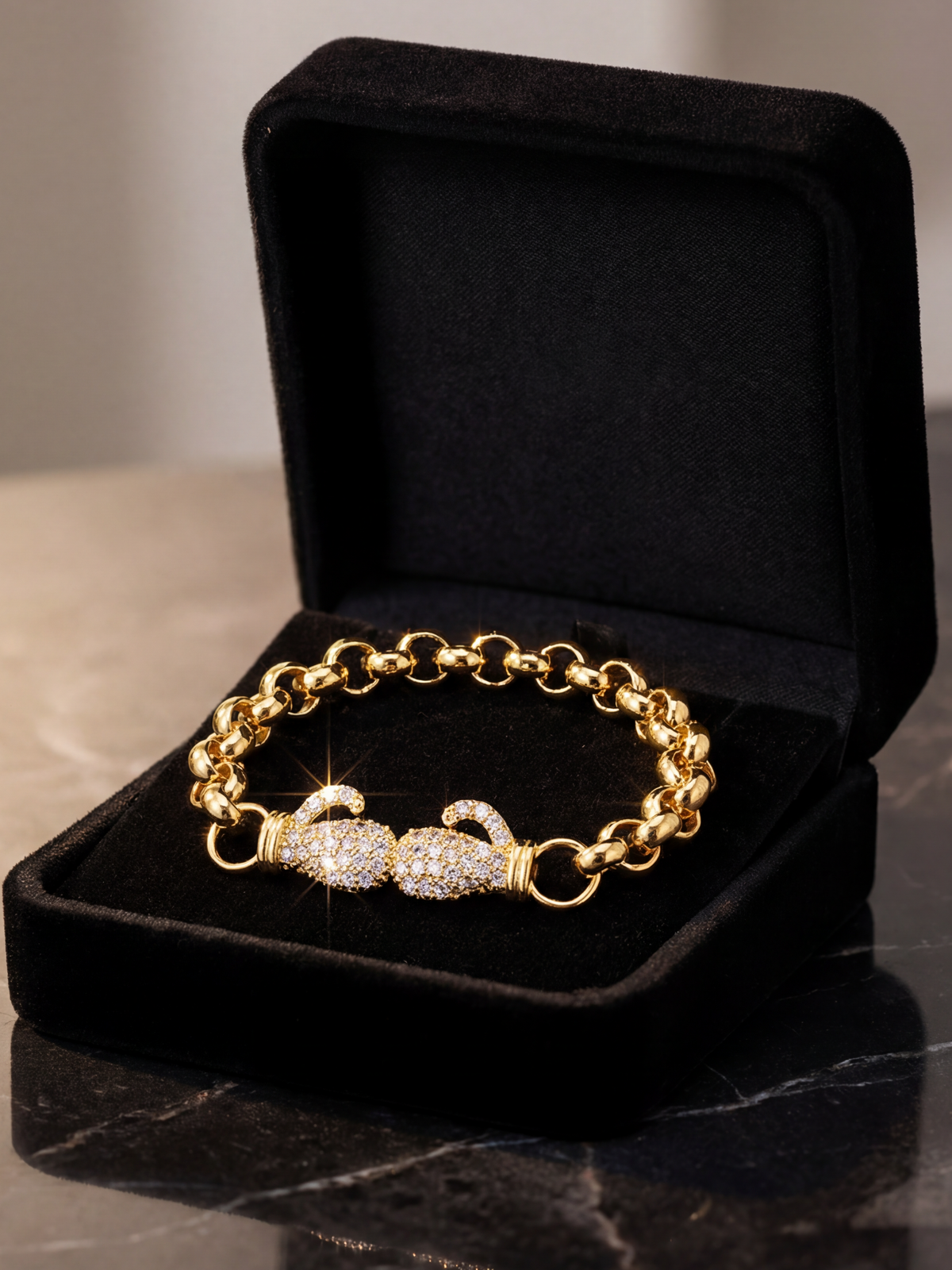 Gold Filled Kids Charm Belcher Bracelets