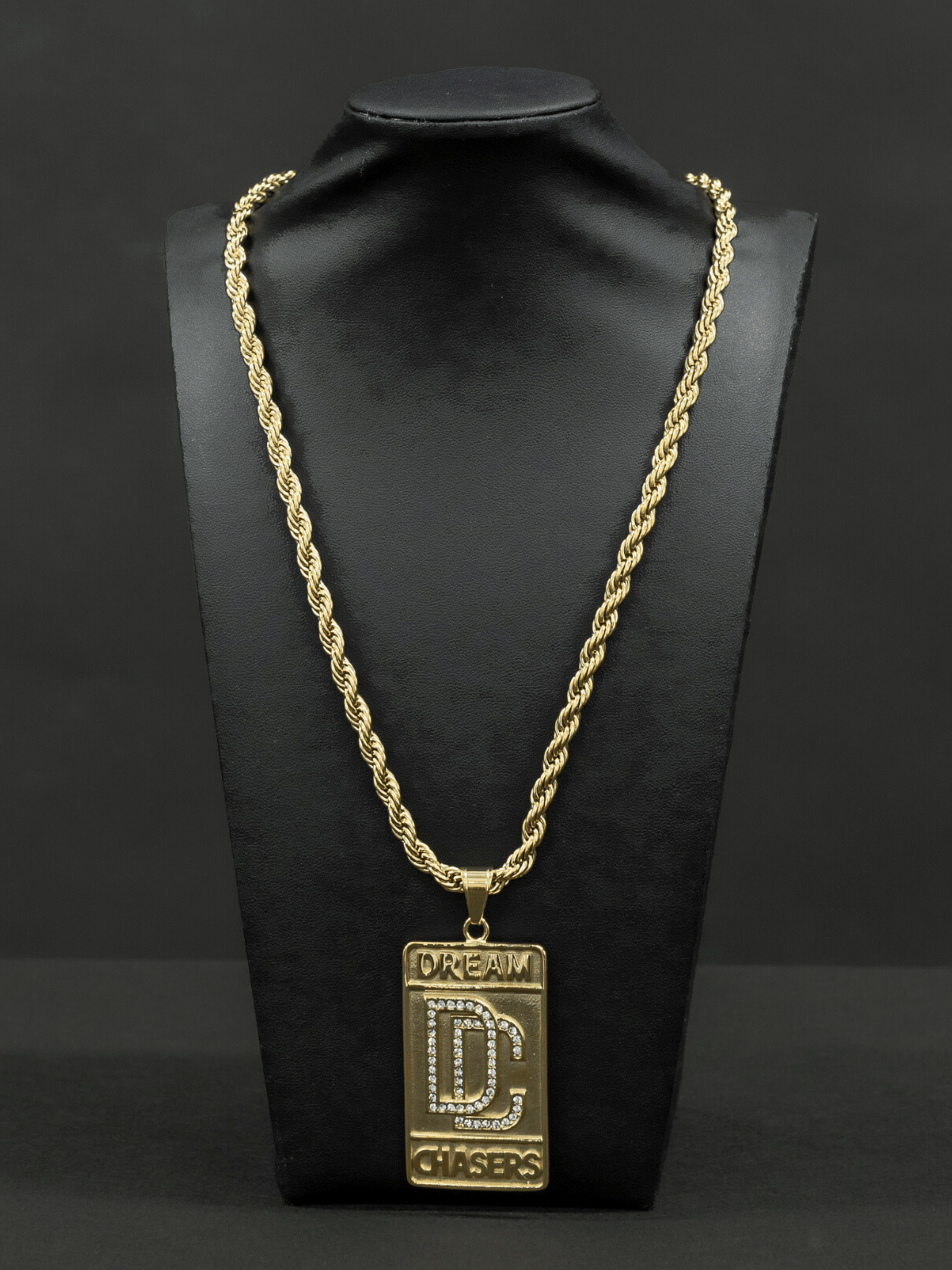 Gold Filled DreamChaser Pendant On A 6mm Rope Chain