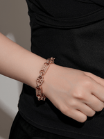 9ct Gold Filled Stars & Bars Bracelet 10mm