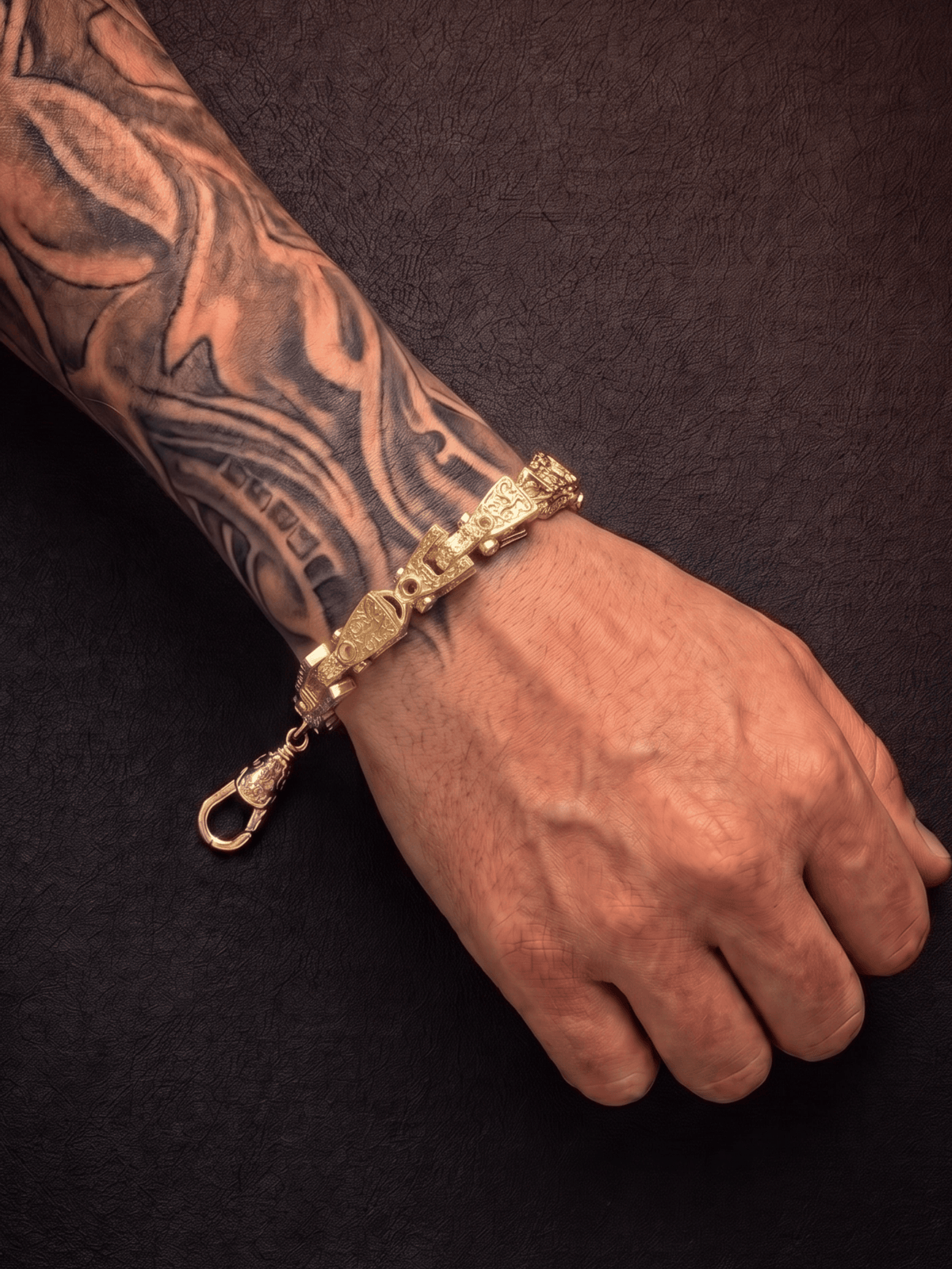 9ct Gold Filled Lego Bracelet 10mm