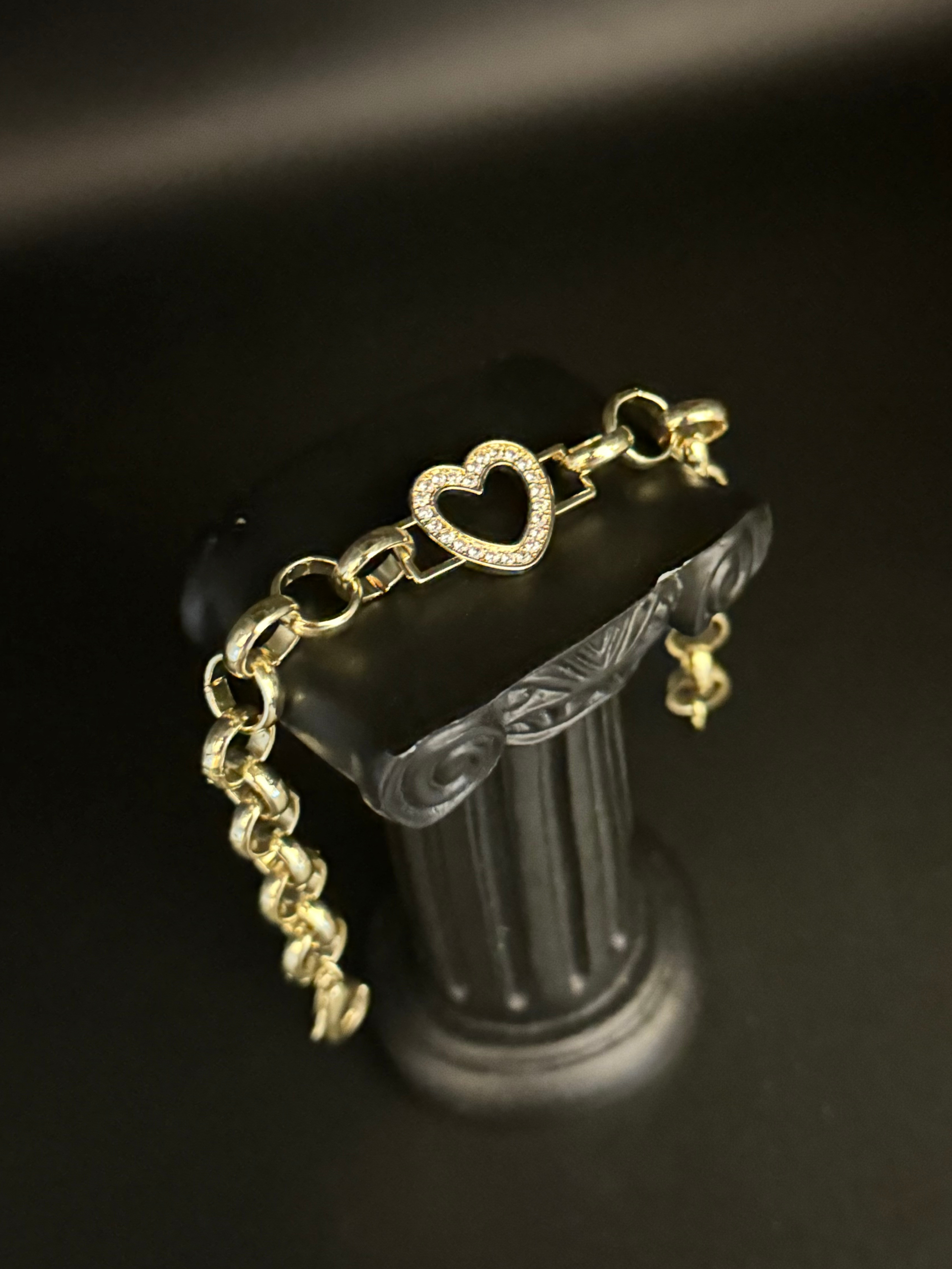Gold Filled Kids Charm Belcher Bracelets