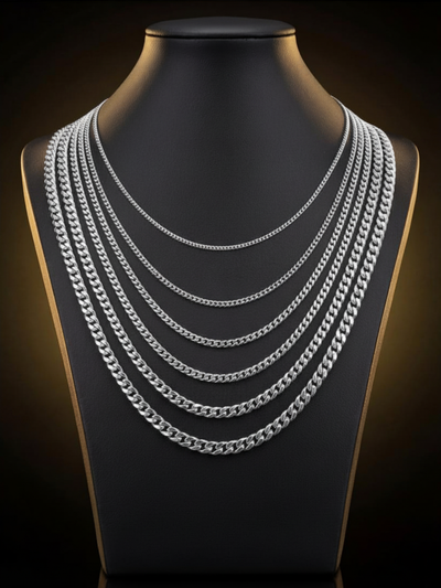 Silver Miami Cuban Chain