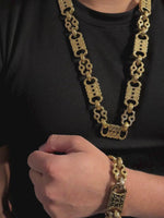 *NEW* 9ct Gold Filled XL Stars & Bars Set 20mm