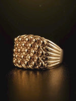 9ct Gold Filled Small 5 Row Keeper Ring