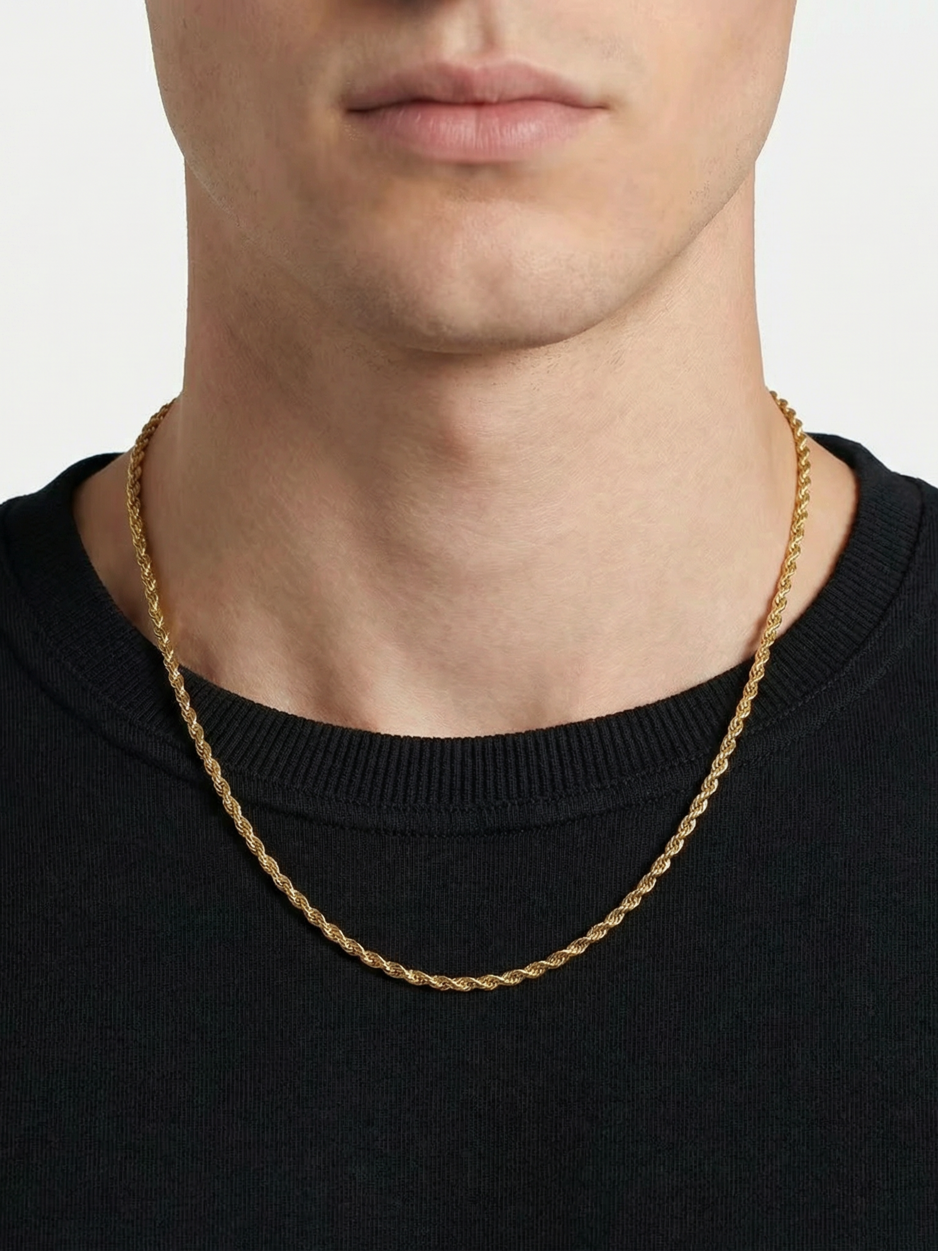 9ct Gold Filled Rope Chain 3mm