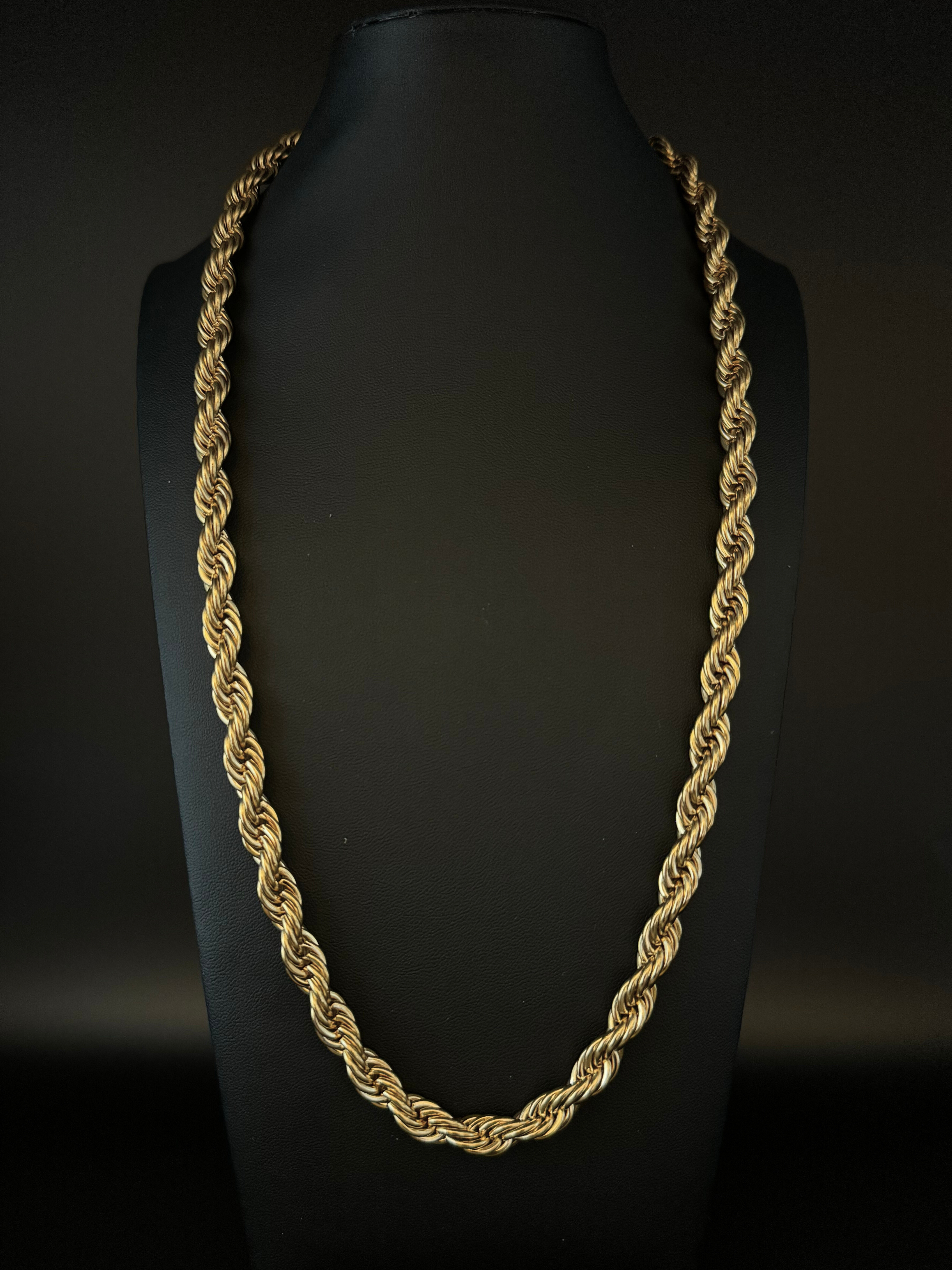 9ct Gold Filled Rope Chain 8mm