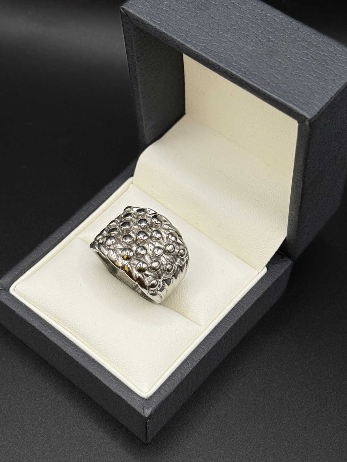 Silver Small 5 Row Keeper Ring