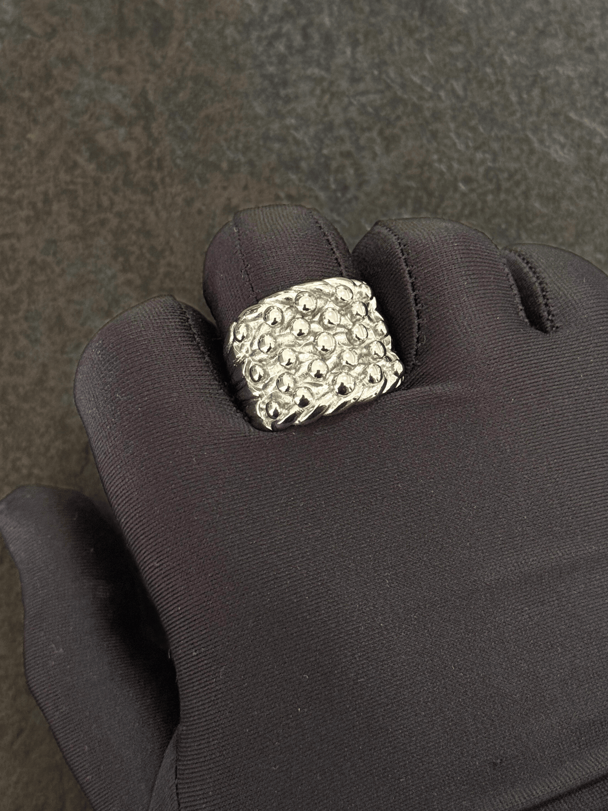 Silver Small 5 Row Keeper Ring