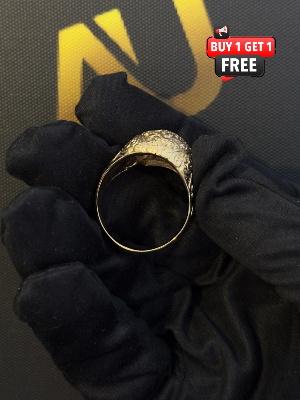 9ct Gold Filled Skull Ring