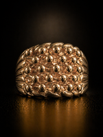 9ct Gold Filled Small 5 Row Keeper Ring
