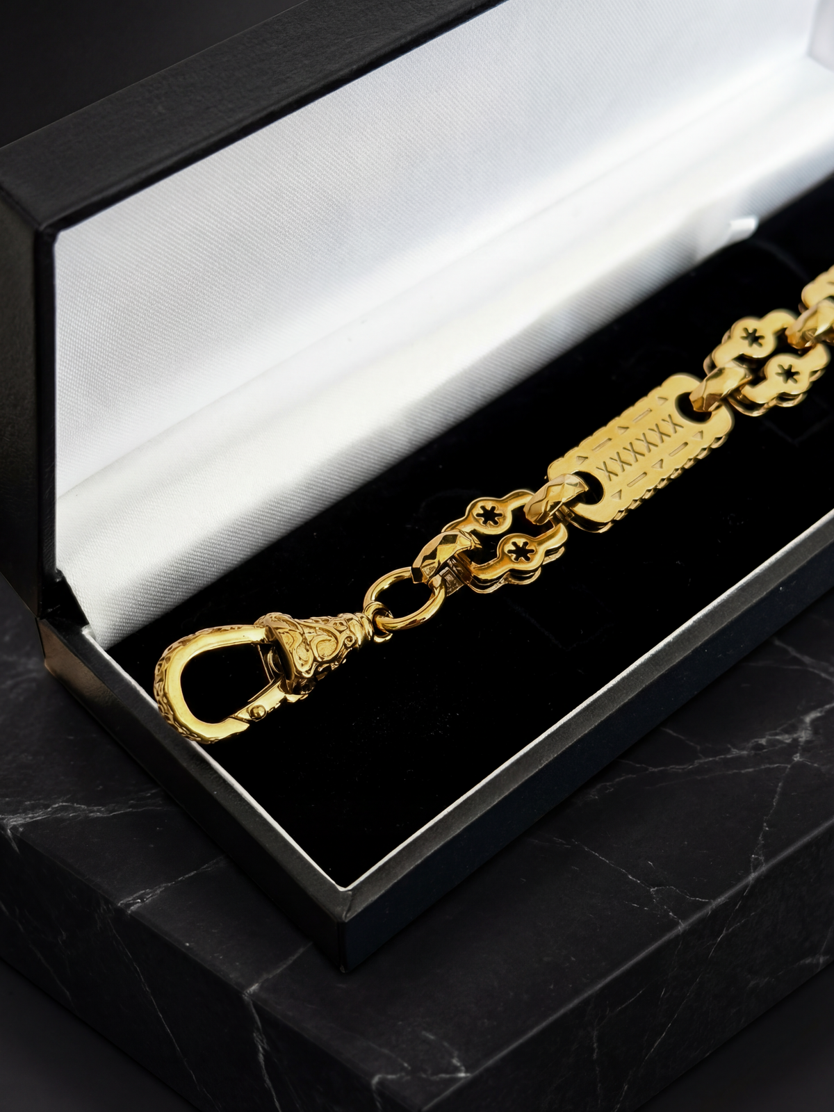 9ct Gold Filled Stars & Bars Set 12mm