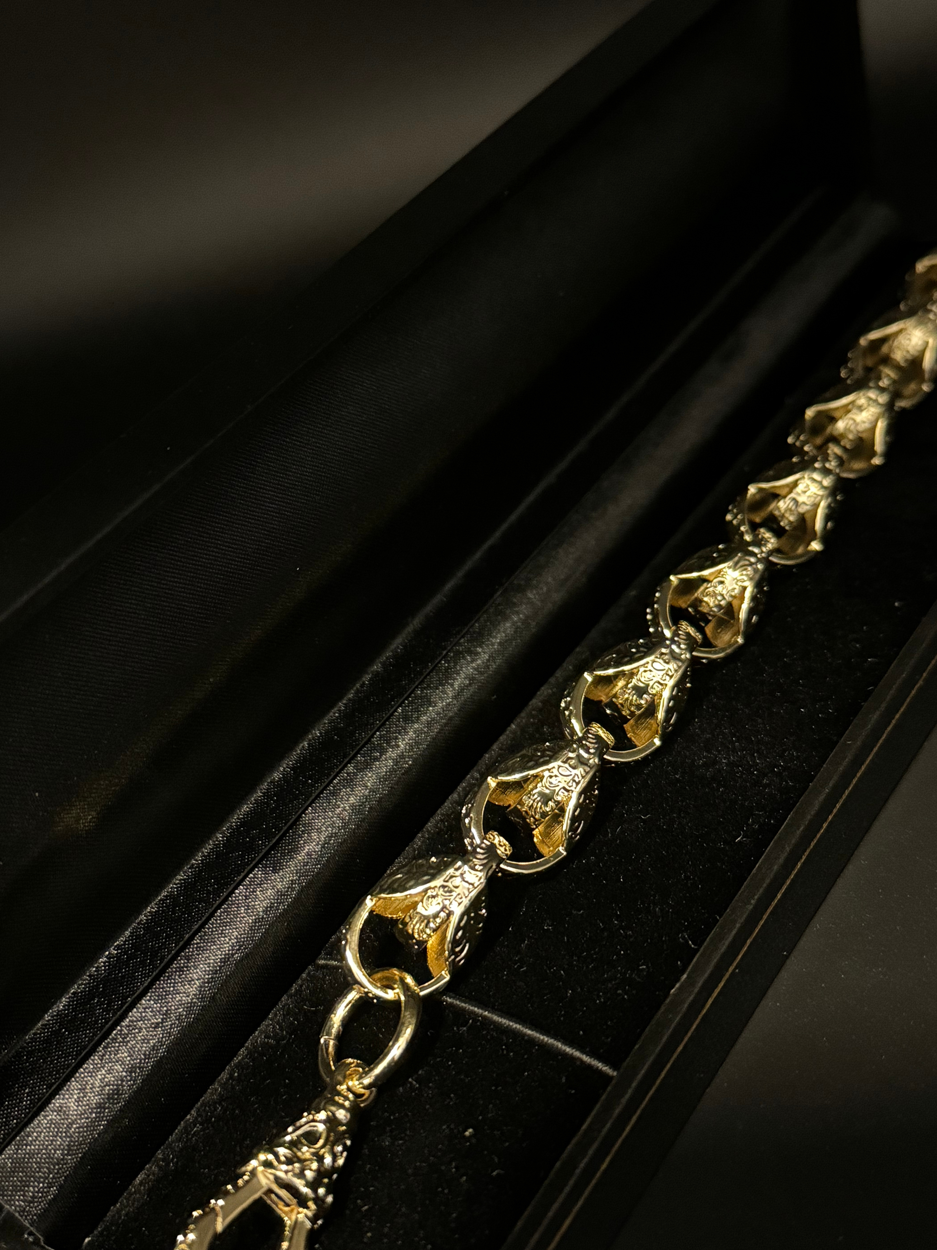 9ct Gold Filled Tulip Bracelet 13mm
