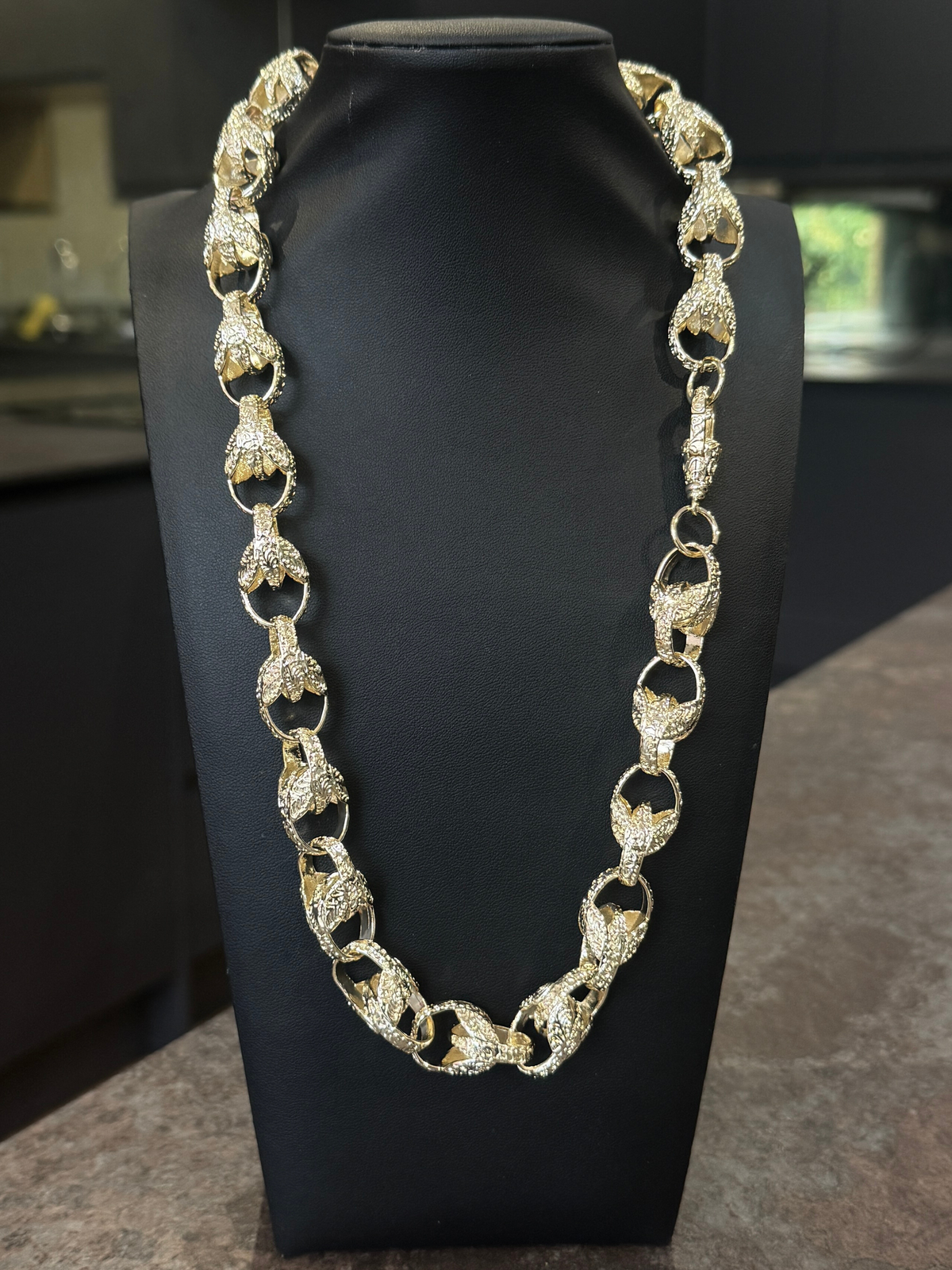 9ct Gold Filled Tulip Chain 15mm