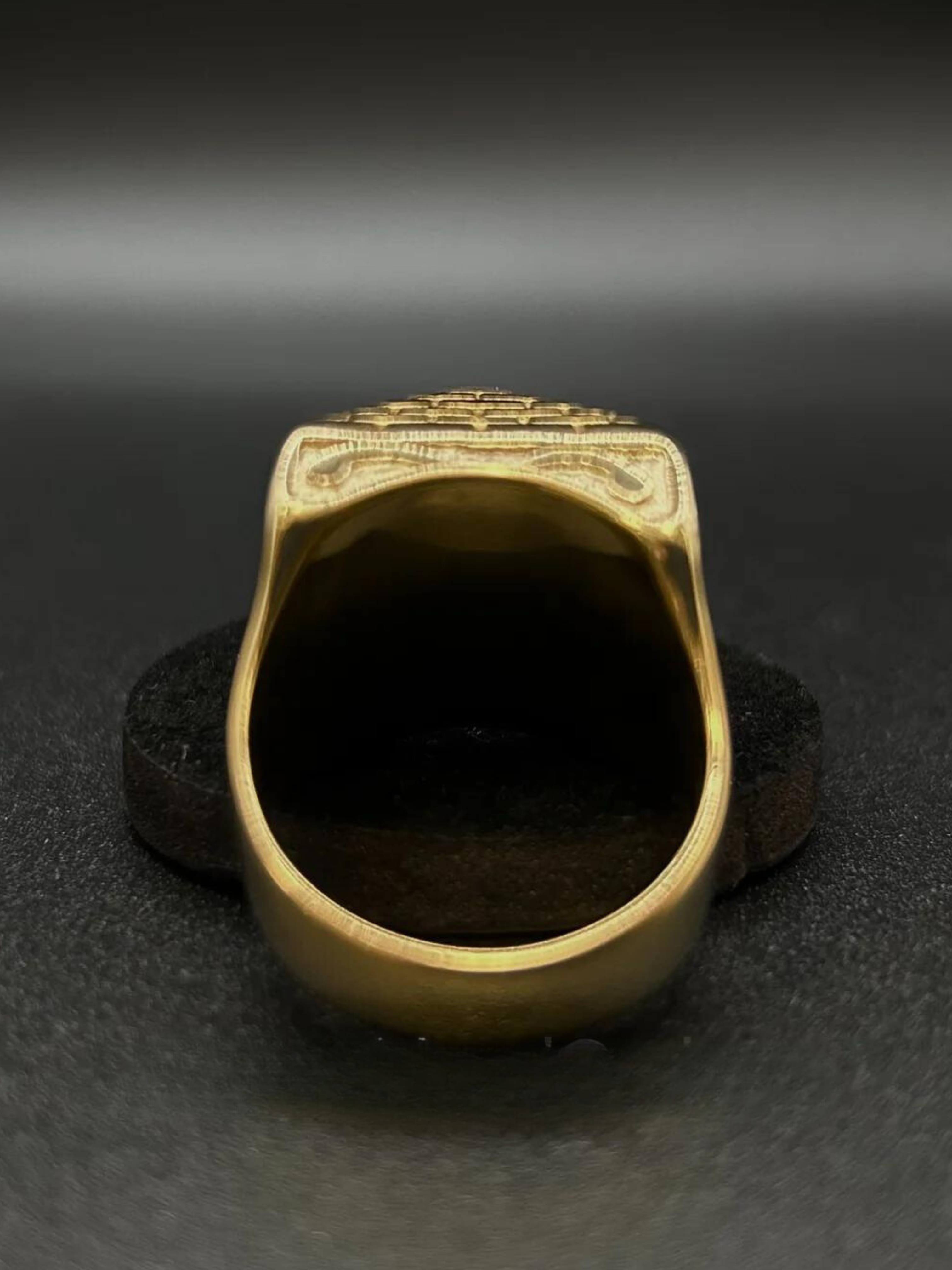 Gold Filled Huge Pyramid Ring